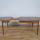 Table à manger extensible en teck, années 1960