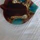 Vallauris earthenware trinket dish