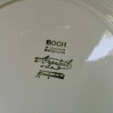 Duo d'assiettes Boch la Louvière modèle Argenteuil 60'
