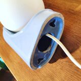 Pair of porcelain wall lamps