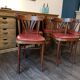 6 vintage bistro chairs