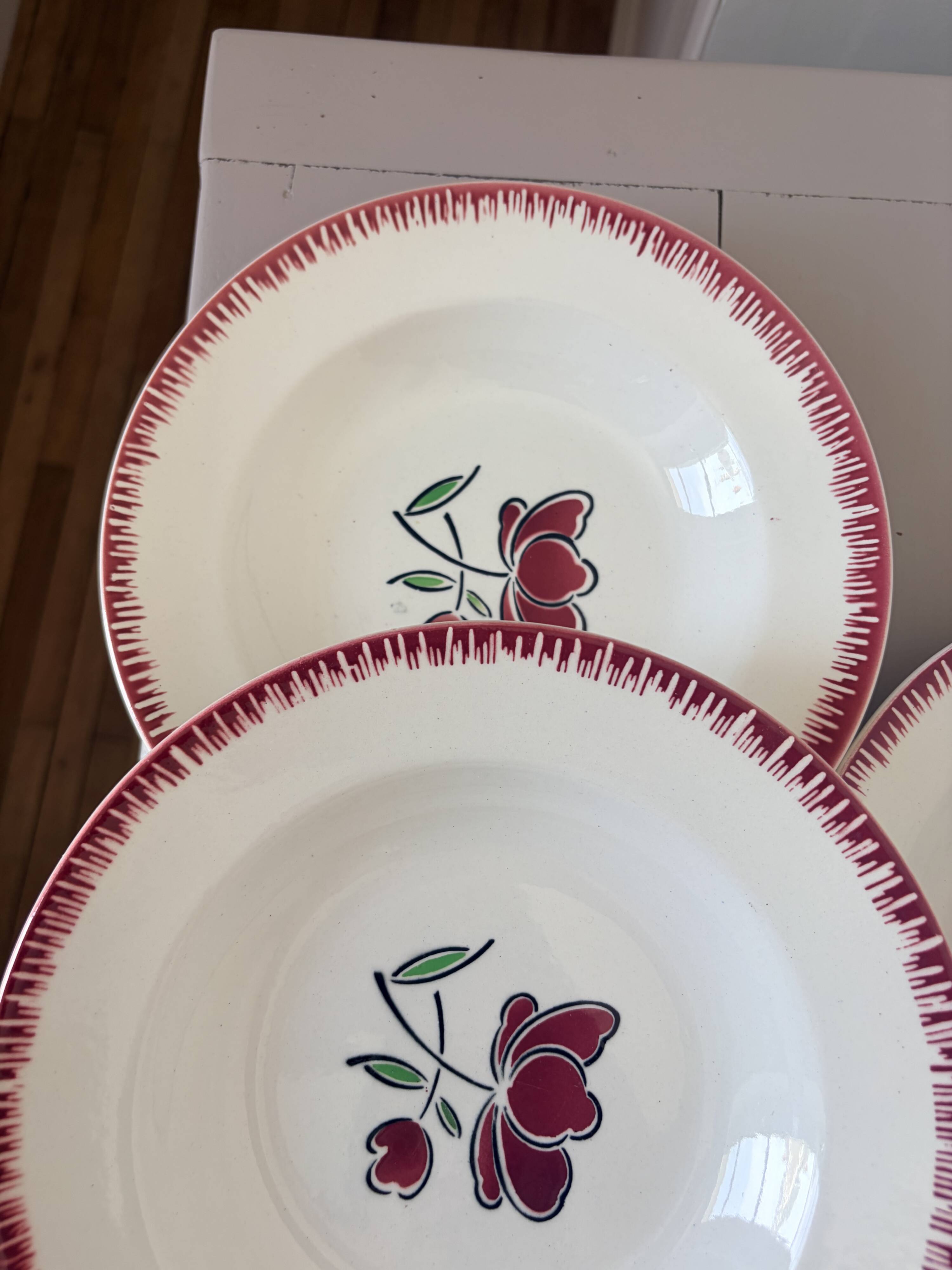 6 deep plates Badonviller 200851