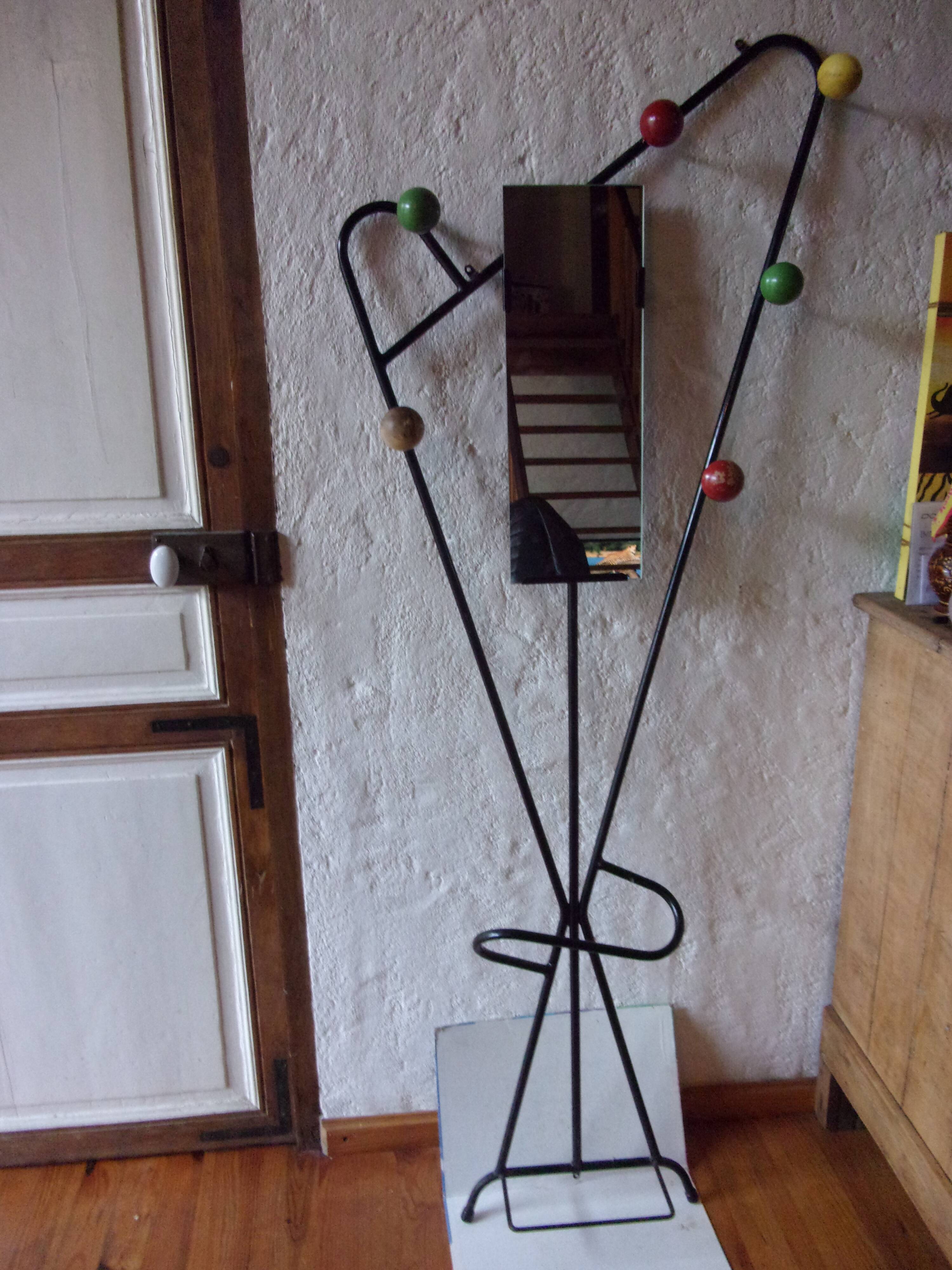 Wall-mounted locker "Atomic" by Roger Féraud, 1950