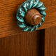 Old bedside table by Guillerme and Chambron