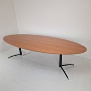 Extra large oval dining or conference table by Artifort
