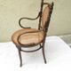 Fauteuil fischel 1920, bois courbé, estampillé