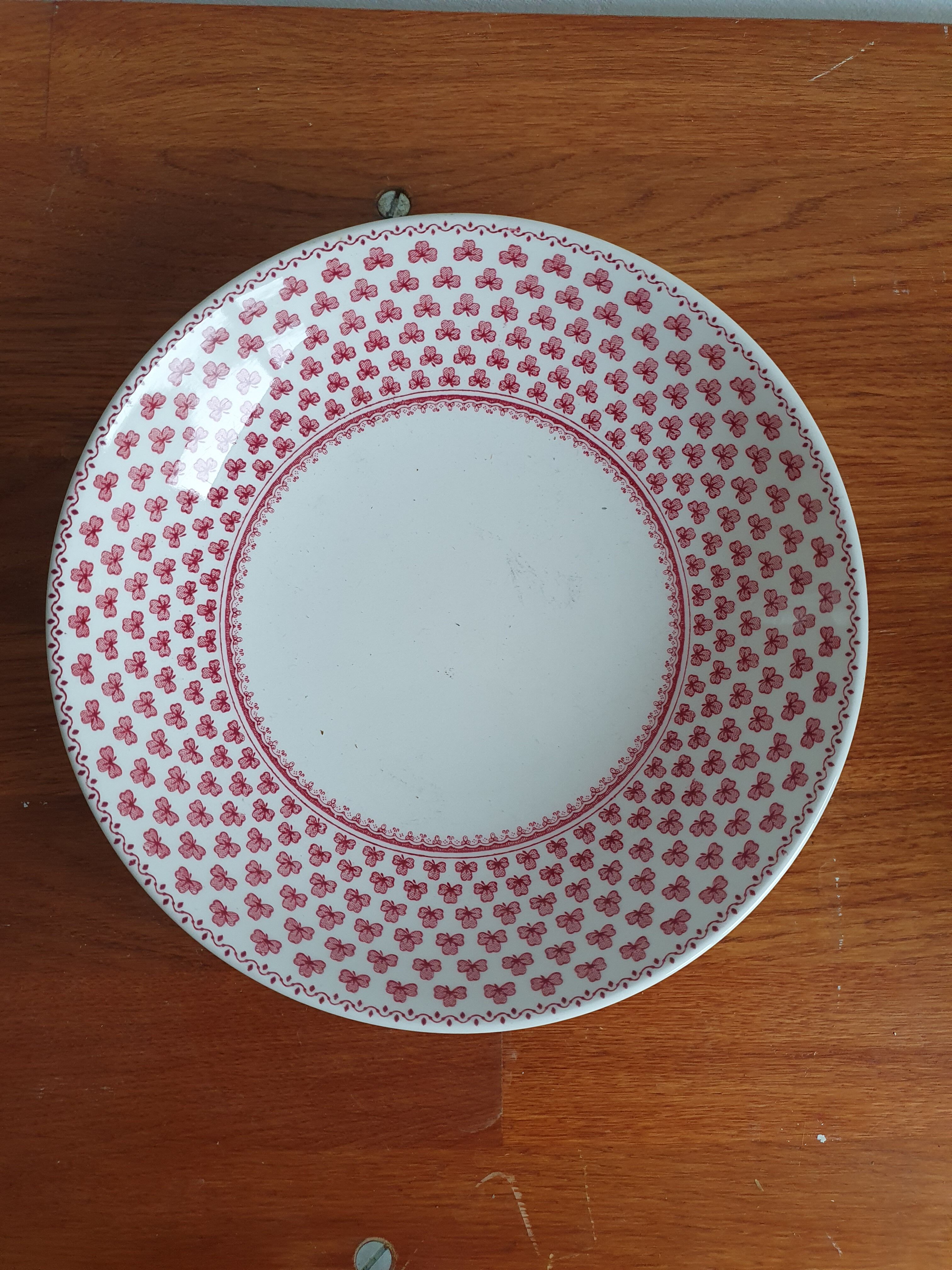 Ironstone hollow plate