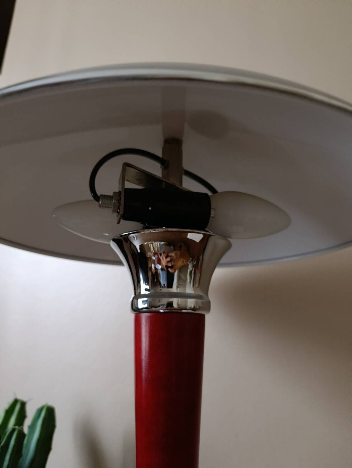 Mushroom or liner desk lamp, Art Deco style 1980s