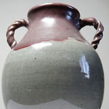 Vase studio pottery Milly Finn UK vintage 60s-70s stoneware