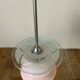 Pink opaline pendant light