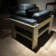 Bastiano sofa and armchair by Afra & Tobia Scarpa