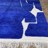 Moroccan rug, blue, 150/250cm