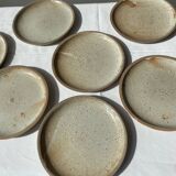 Lot of 10 large sandstone plates