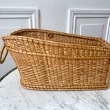 Rattan basket 70s