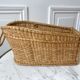 Rattan basket 70s