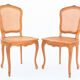 6 Chaises cannées