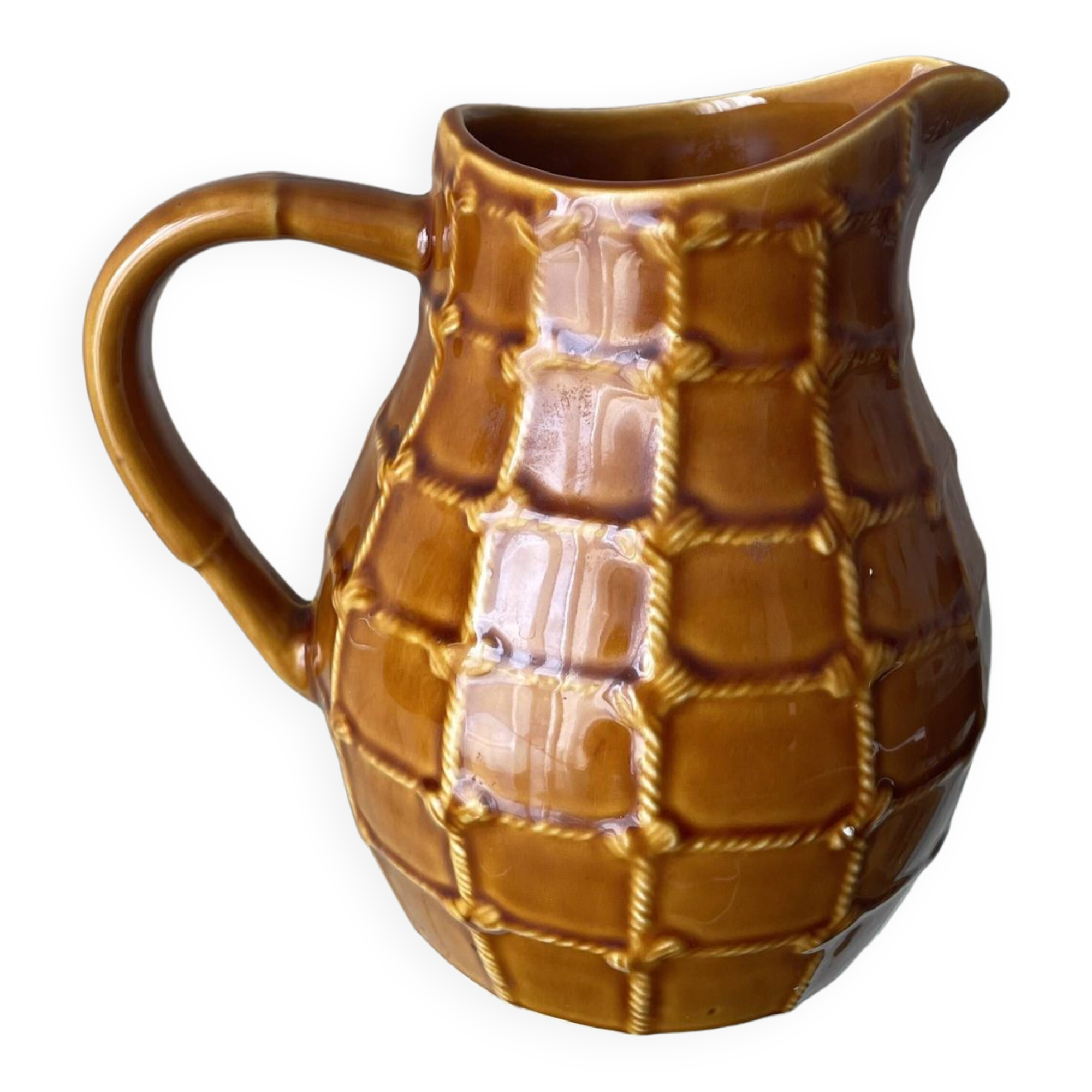 Saint Clément pitcher, vintage rope pattern