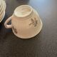 Set of antique coffee cups