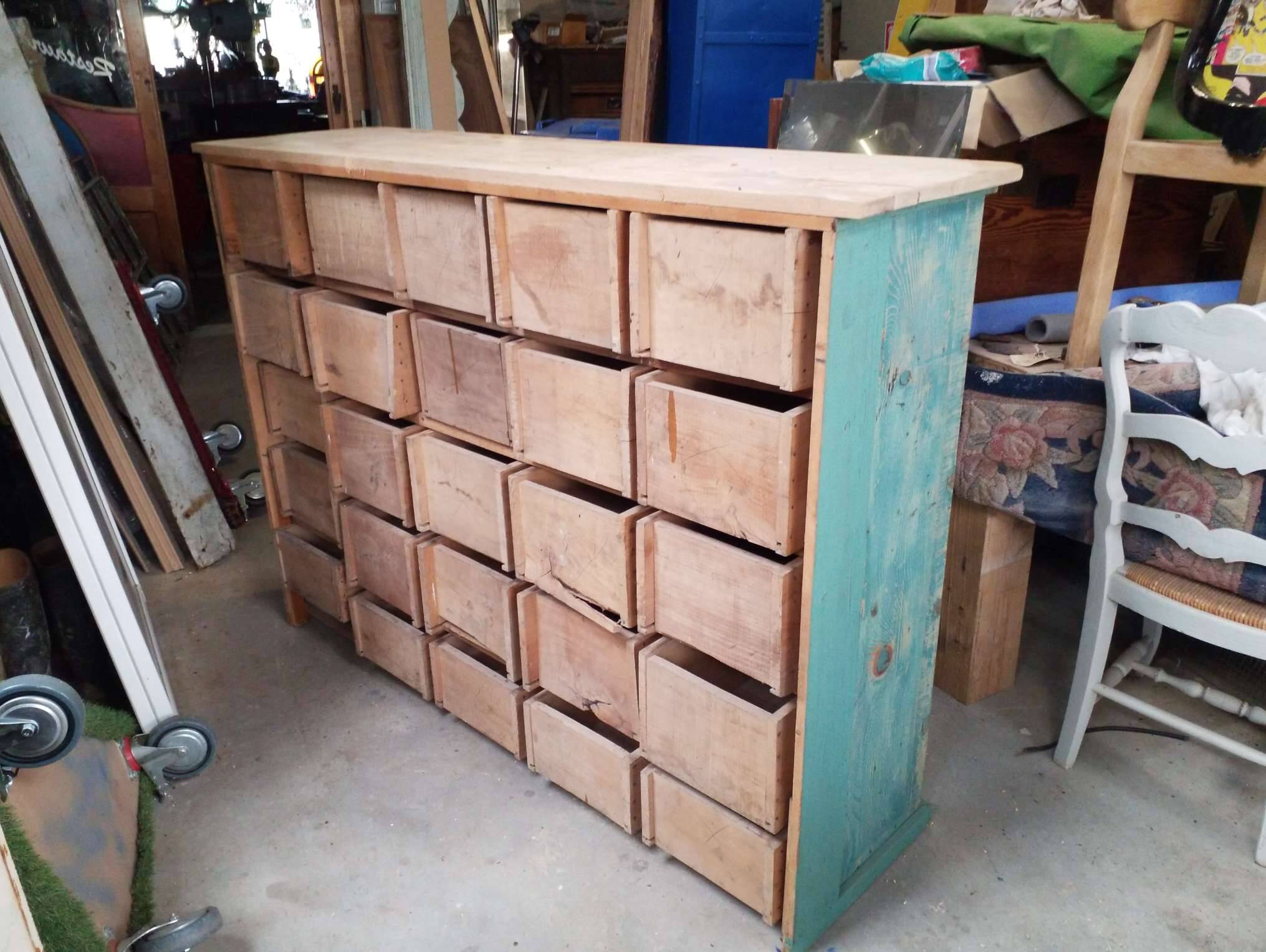 25-drawer cabinet