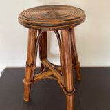 Smoked bamboo stool