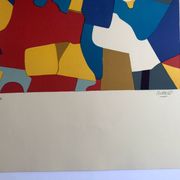 Roland BIERGE, Montfermeil, 1978. Lithographie originale signée au crayon