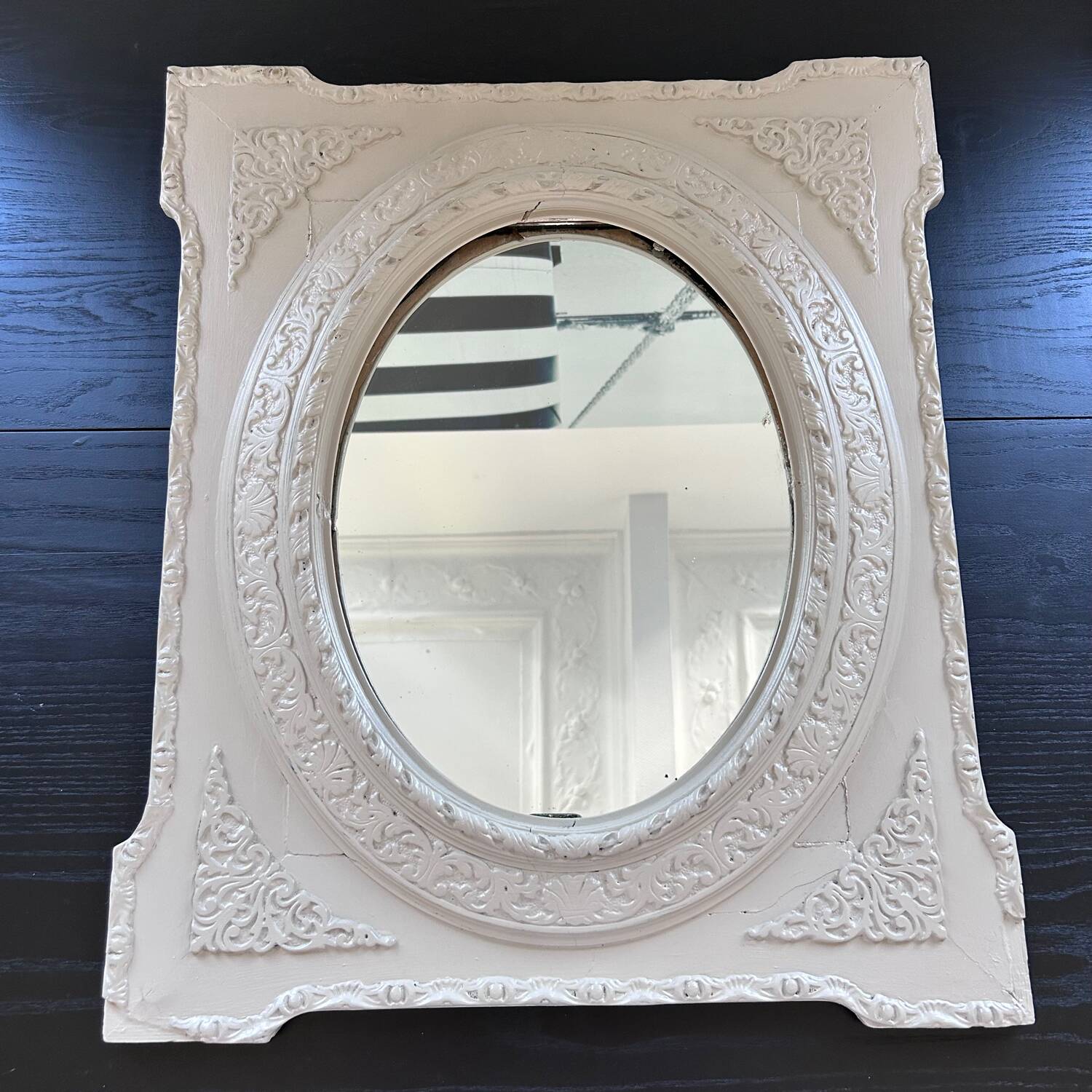 Napoleon III mirror repainted