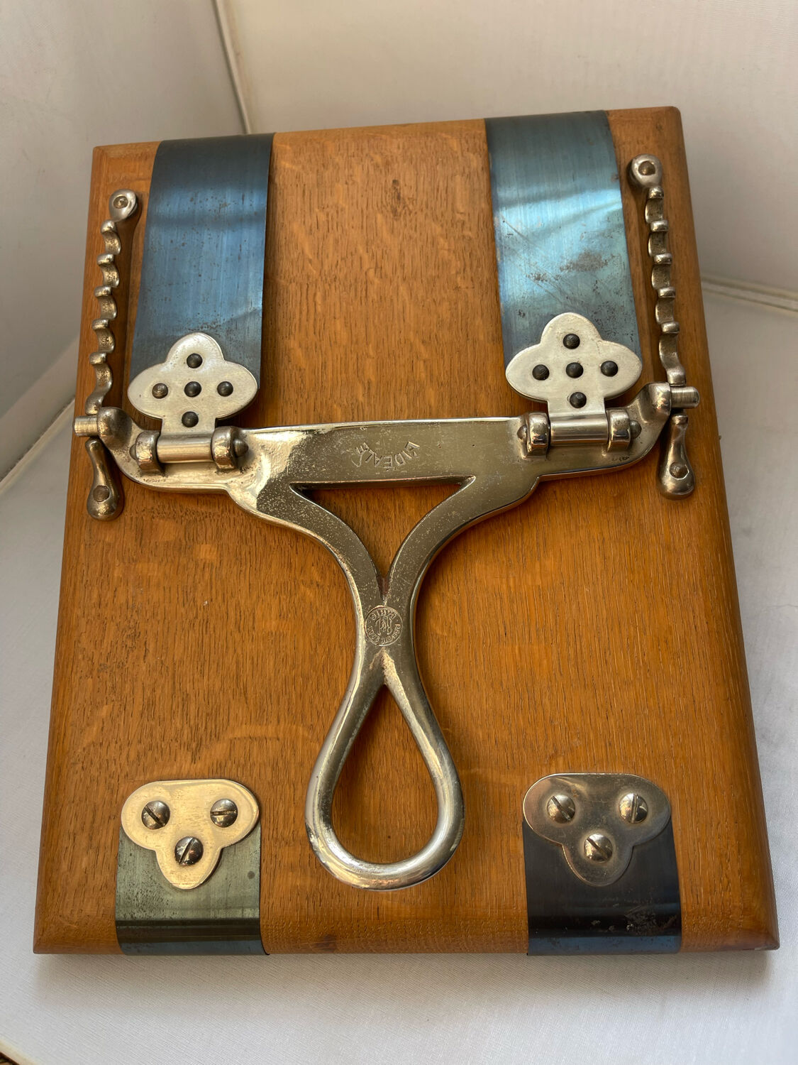 Old deco herbarium wood press