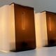 Lot de 8 appliques space âge plexiglass - applique space âge 1960
