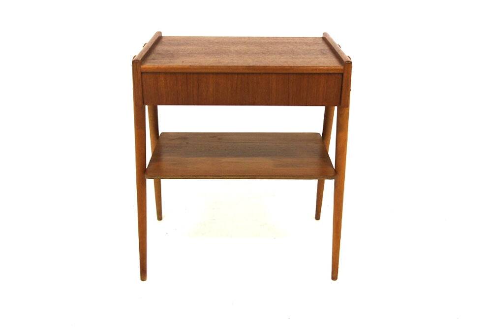 Scandinavian teak bedside table, AB Carlströms, Sweden, 1960