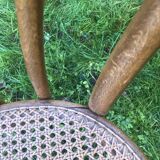 Thonet cane bistro chair