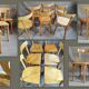Set 6 chairs bistro Baumann n°55 years 50