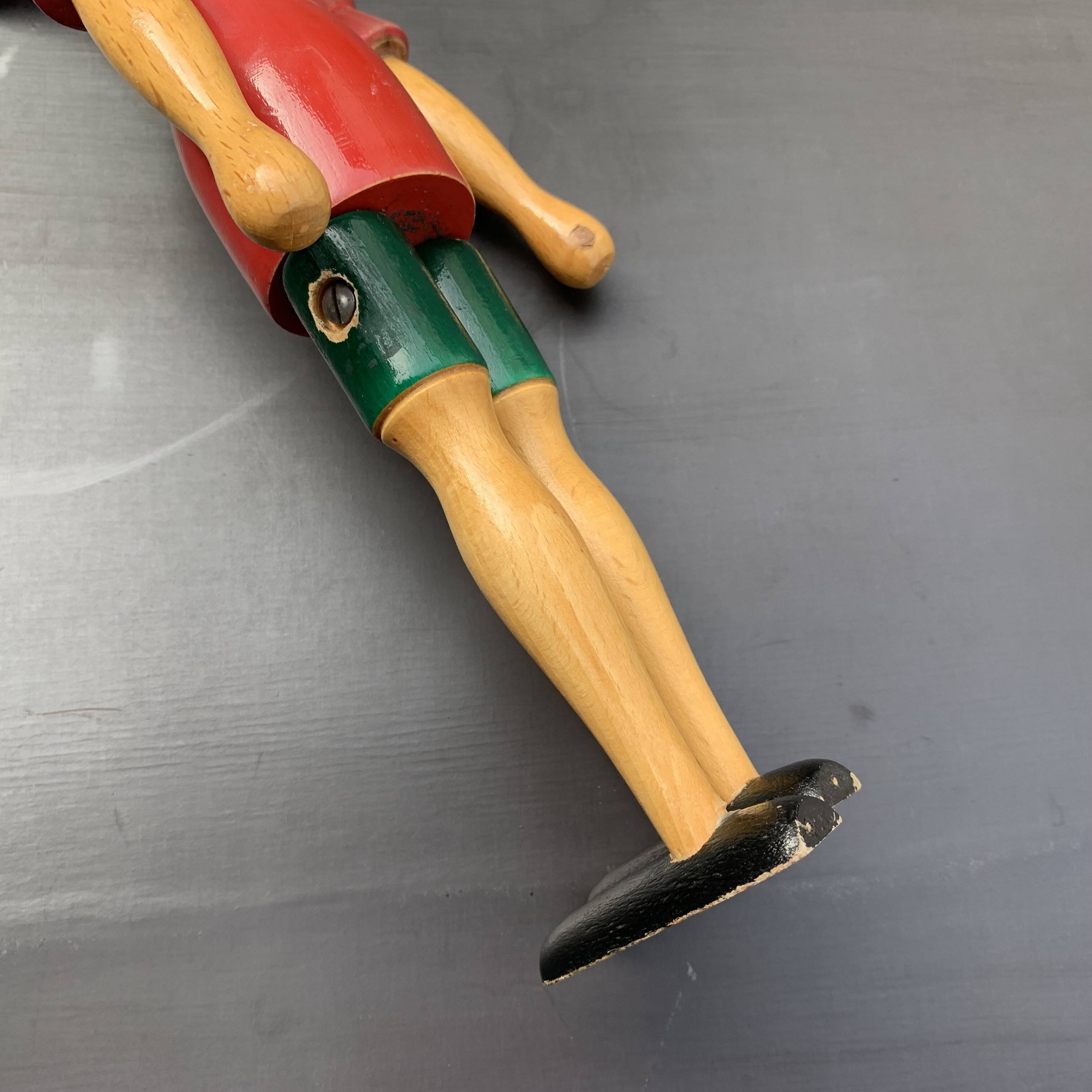 Articulated wooden Pinocchio - 31 cm