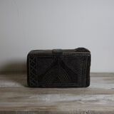 Old wooden spice box