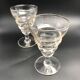 2 verres apéritif vintage 1950