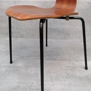 Set of 2 model 3103 Hammer chairs by Arne Jacobsen for Fritz Hansen, Denmark , 1969