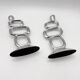 Pair of candlesticks "Circle" – Matthew Hilton, 1980s