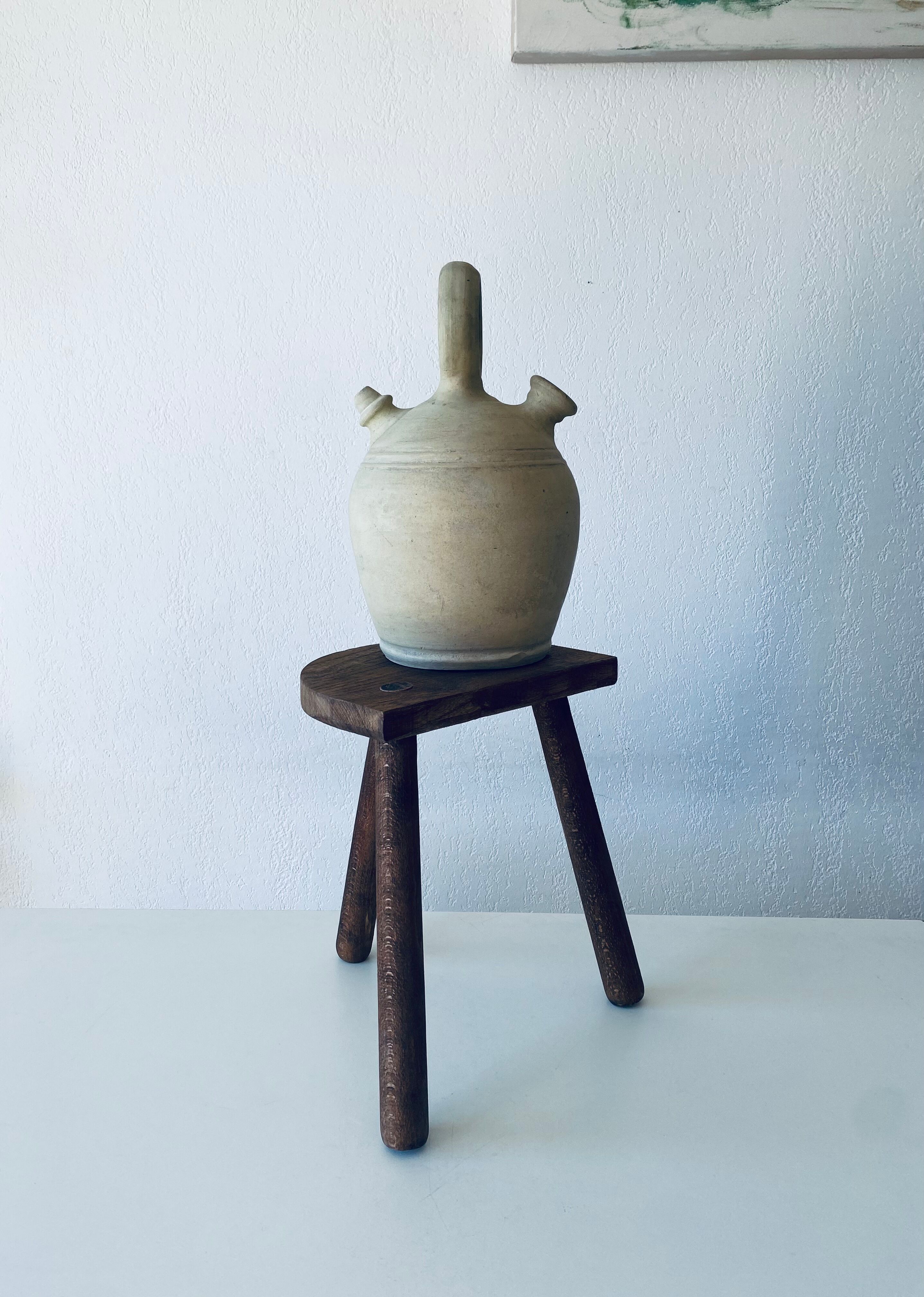 Gargoulette in white terracotta