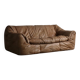 Ligne Roset Sloop sofa by Michel Ducaroy in cognac leather, 1970s
