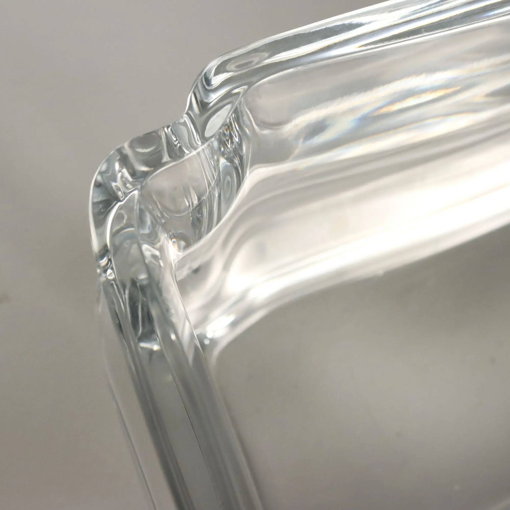 Centre de table vintage en cristal Baccarat France 1980s-1990s