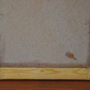 Miroir en bois années 70 pin