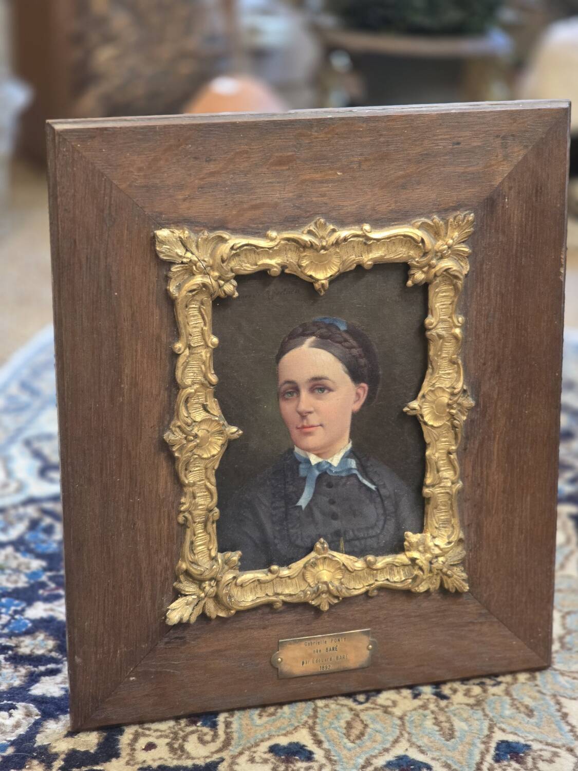 Oil on panel, 19th century