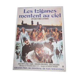 Affiche "les tziganes montent au ciel"