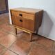 Scandinavian teak bedside table from the 60s