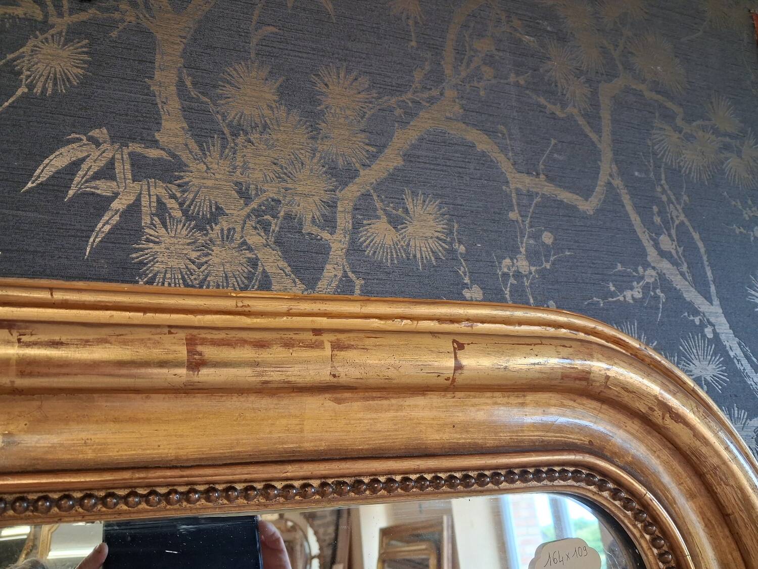 Louis Philippe period mirror 164 x 109