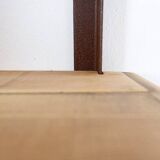 Wooden and metal shelf