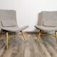 Paire de fauteuils restaurée par Miroslav Navratil