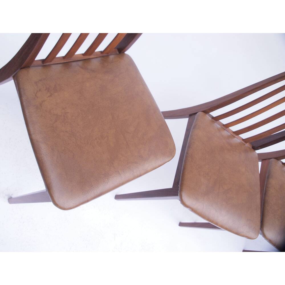 Set of 4 vintage Scandinavian Gplan chairs
