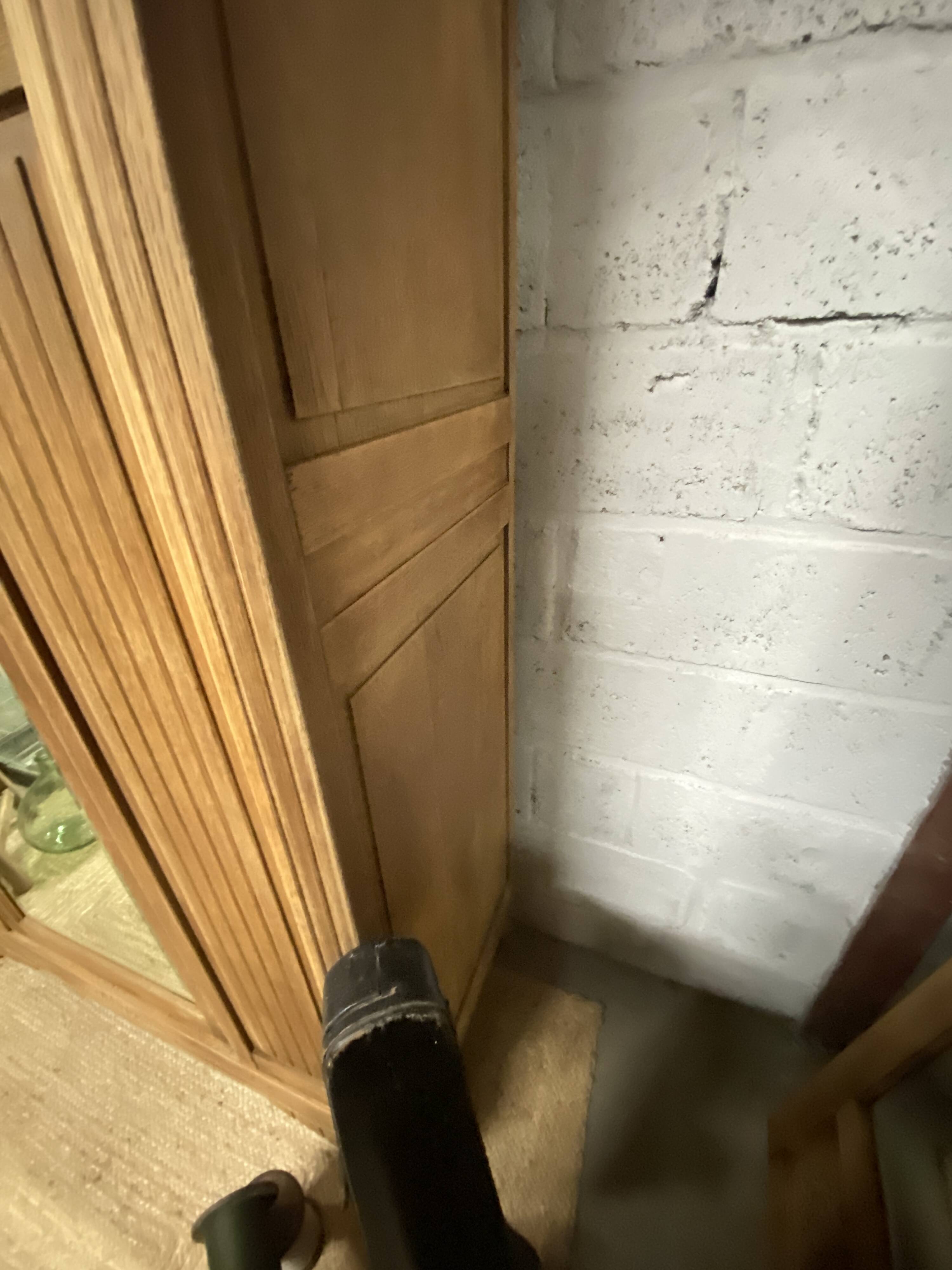 Art Deco wardrobe with mirror