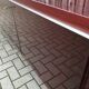 Belgian modernist long mahogany sideboard 1970s