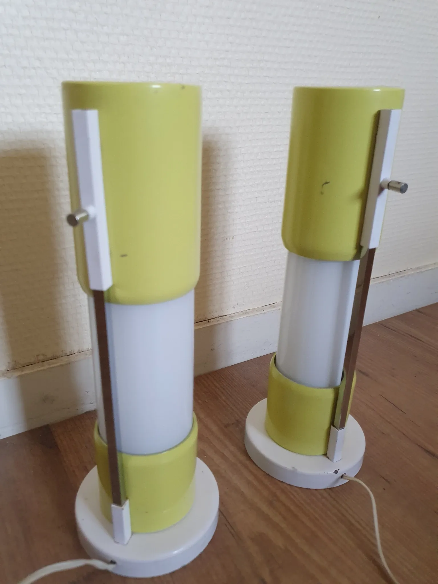 Paire de Lampe de bureau vintage